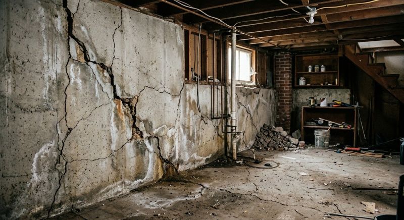 Basement Crack Repair in Union County, NC