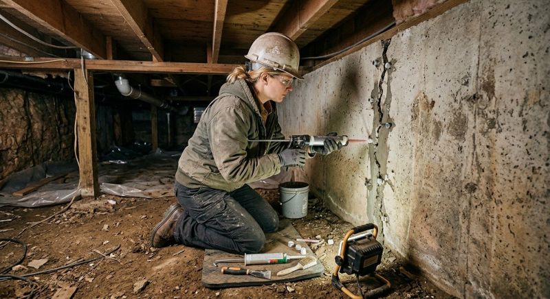 Basement Foundation Repair in Matthews, NC