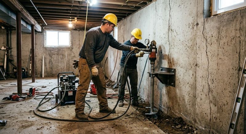 Basement Stabilization in Union County, NC