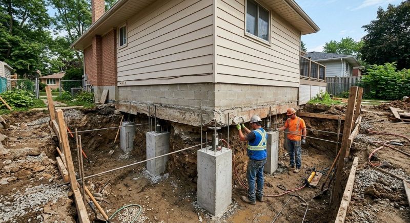 Basement Underpinning in Union County, NC