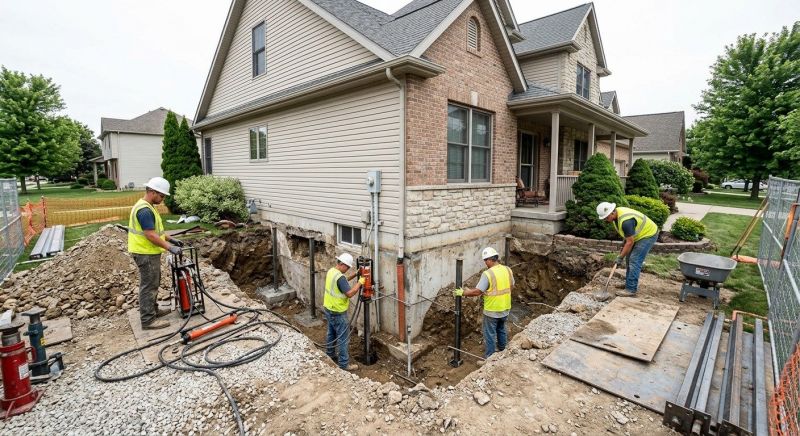 Building Foundation Repair in Locust, NC