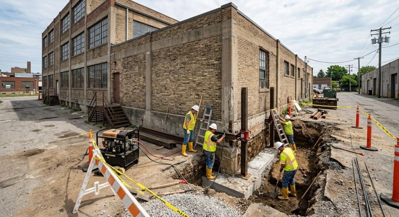 Building Foundation Repair in Matthews, NC