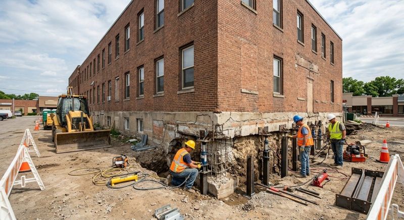 Commercial Foundation Repair in Union County, NC