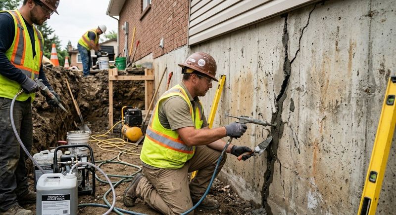 Cracked Foundation Repair in Charlotte, NC