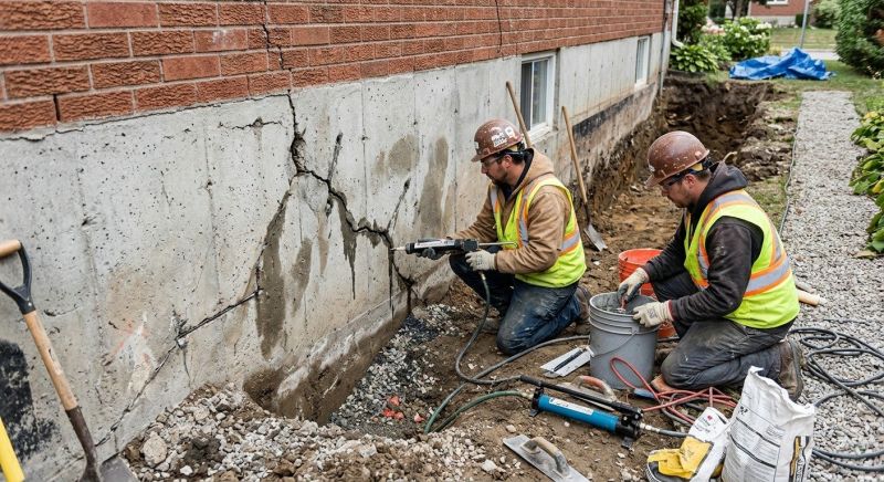 Cracked Foundation Repair in Fort Mill, SC