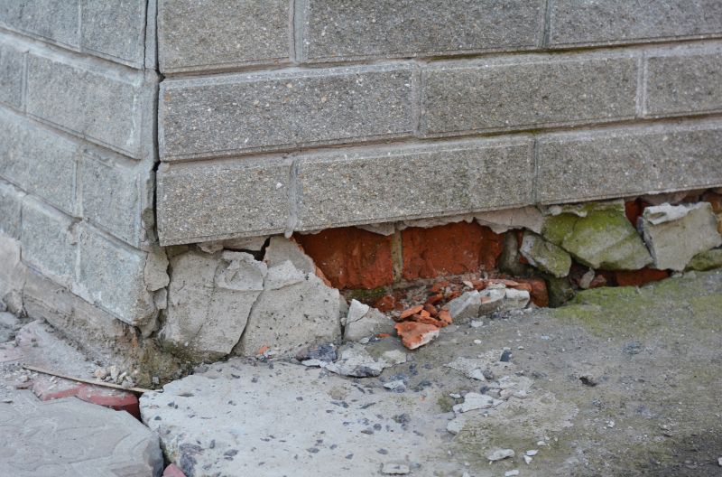 Cracked Foundation Repair in Union County, NC