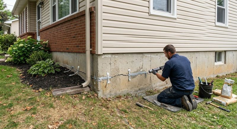 Cracked Foundation Repair in Pageland, SC