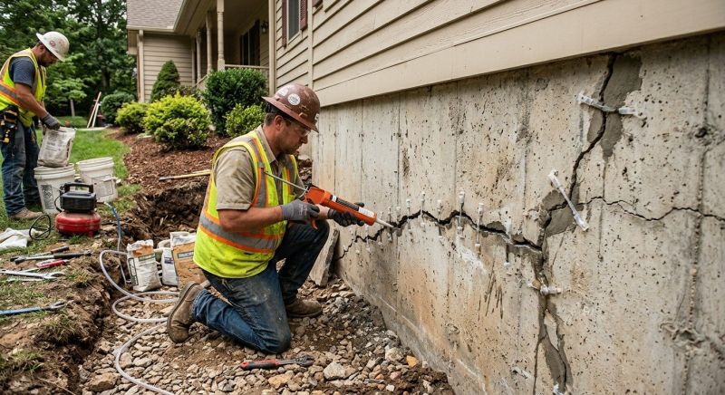 Cracked Foundation Repair in Pageland, SC
