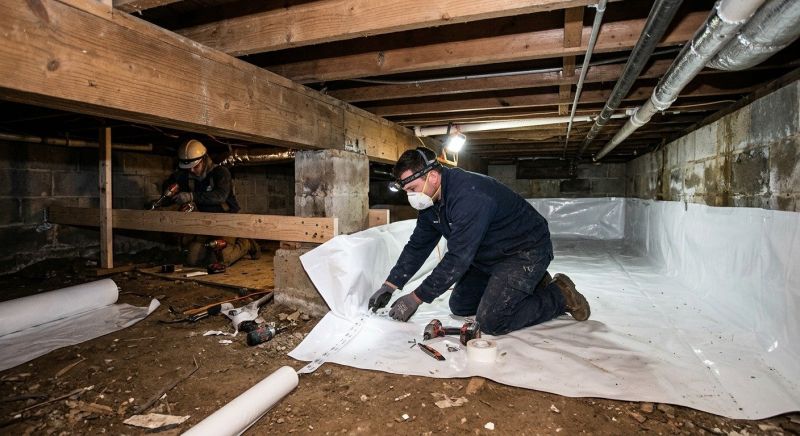Crawl Space Leveling in Union County, NC