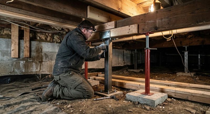 Crawlspace Structural Repair in Union County, NC