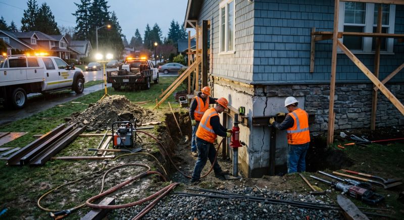 Emergency Foundation Repair in Union County, NC