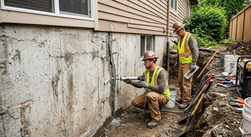 Foundation Cracks Repair in Union County, NC
