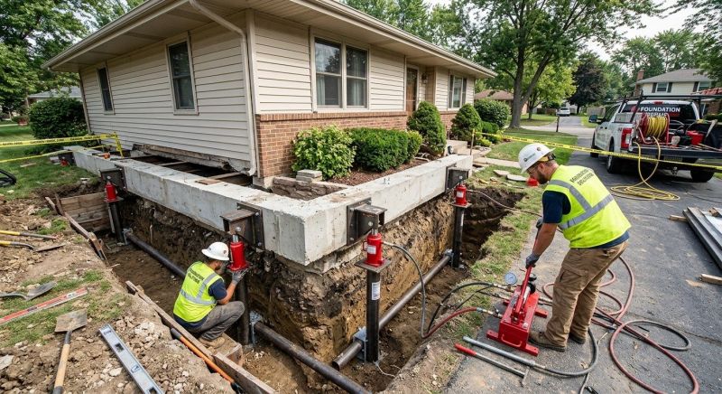 Foundation Jacking in Lancaster County, SC