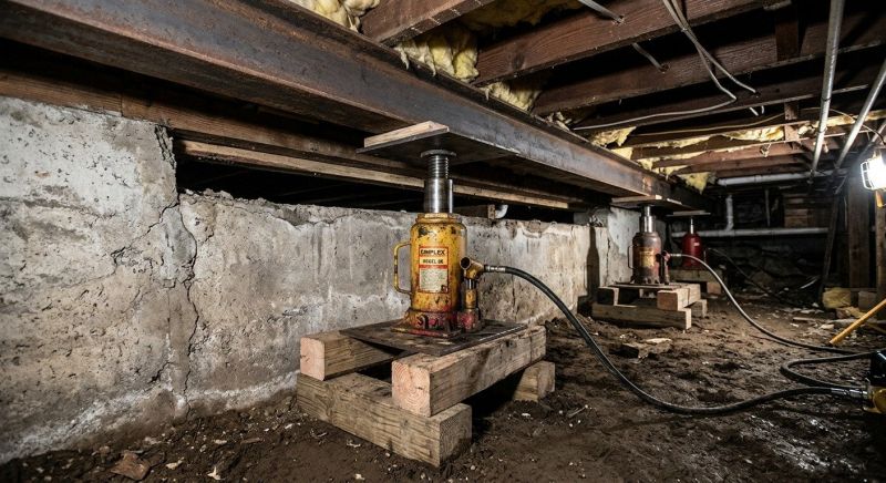 Foundation Jacking in Monroe, NC
