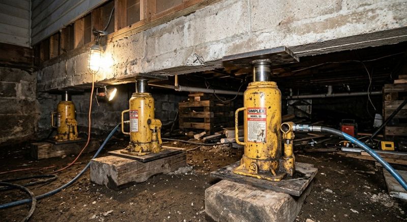 Foundation Jacking in Wingate, NC