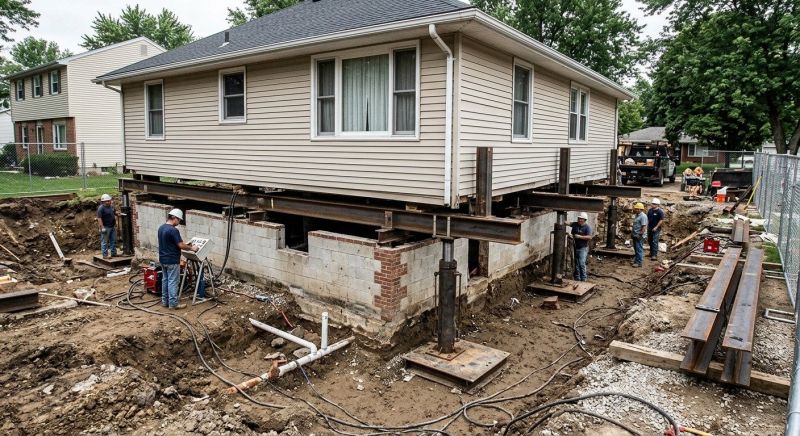 Foundation Lifting in Locust, NC