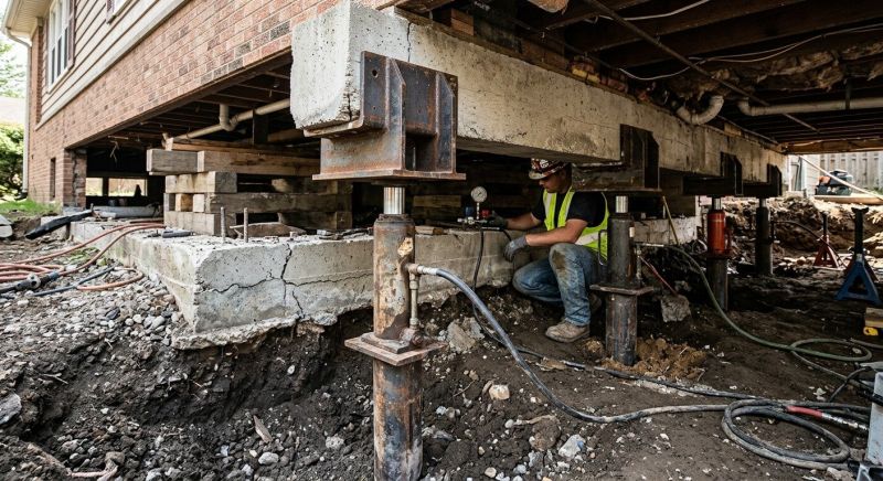Foundation Lifting in Mecklenburg County, NC