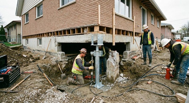 Foundation Pier Repair in Union County, NC