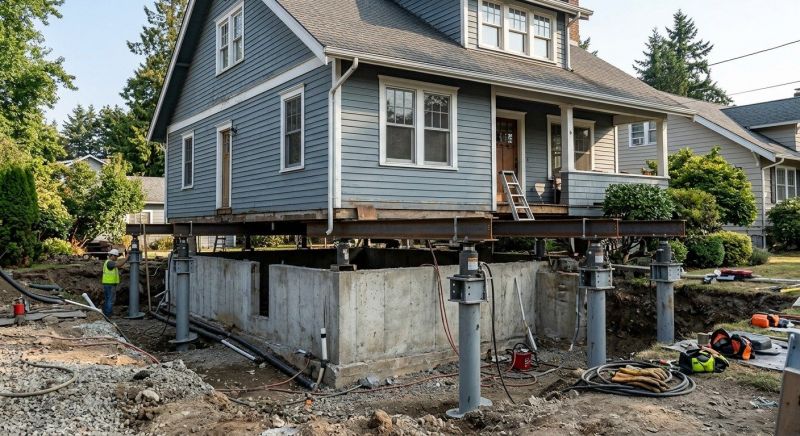 Foundation Raising in Locust, NC