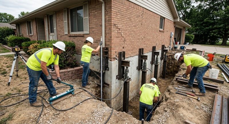 Foundation Releveling in Union County, NC