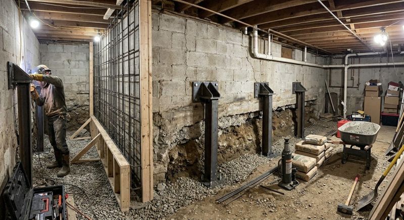 Foundation Strengthening in Union County, NC