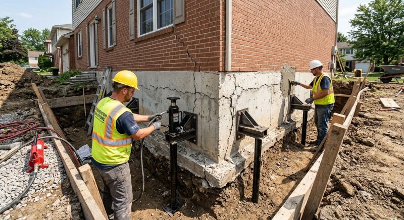 Foundation Structural Repair in Locust, NC
