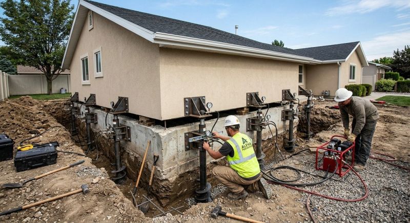 Home Foundation Leveling in Matthews, NC