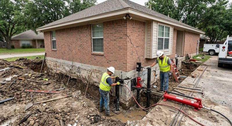 House Foundation Repair in Union County, NC