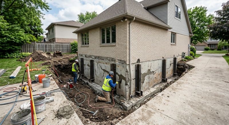 House Foundation Repair in Mecklenburg County, NC