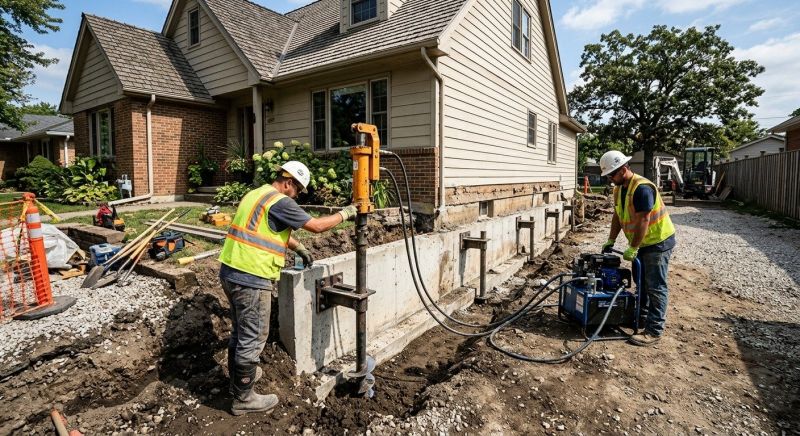 House Underpinning in Union County, NC