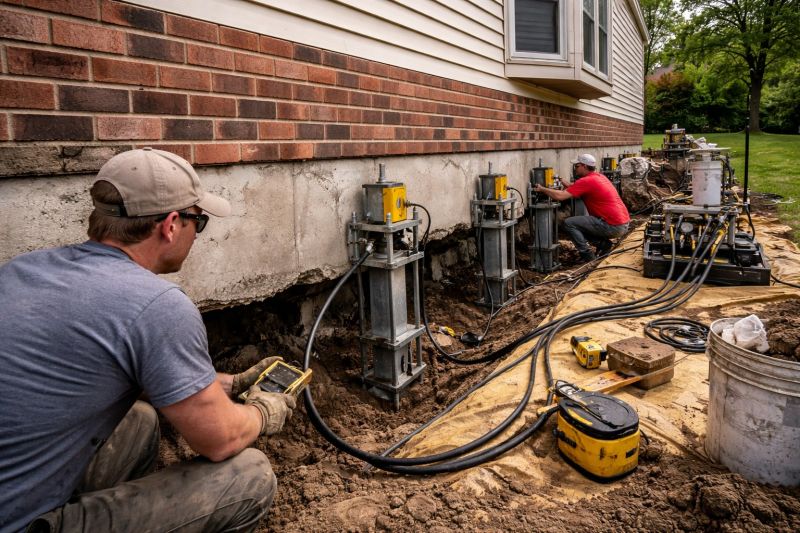 Settling Foundation Service in Matthews, NC