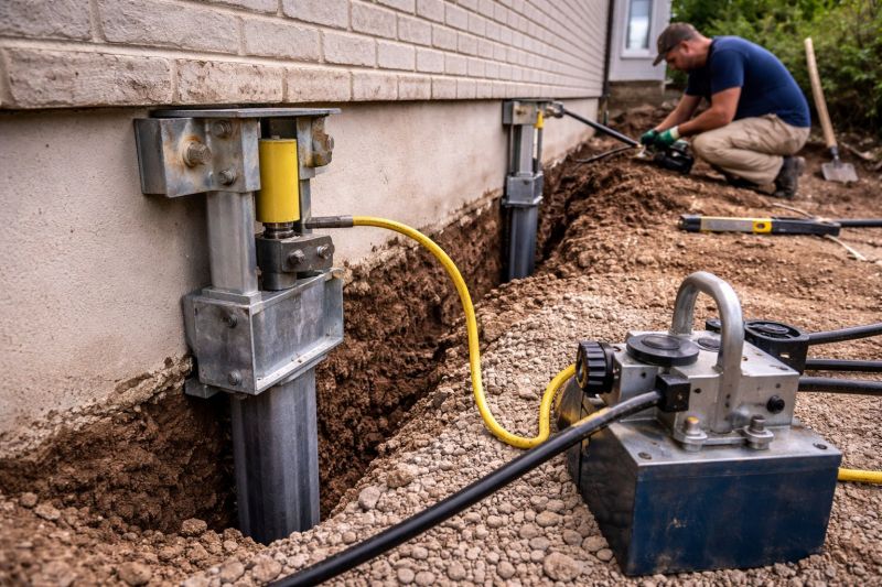 Sinking Foundation Repair in Indian Trail, NC