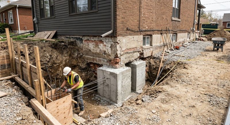 Structural Underpinning in Union County, NC