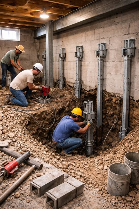 Structural Underpinning in Union County, NC