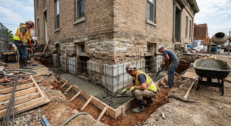 Structural Underpinning in Union County, NC
