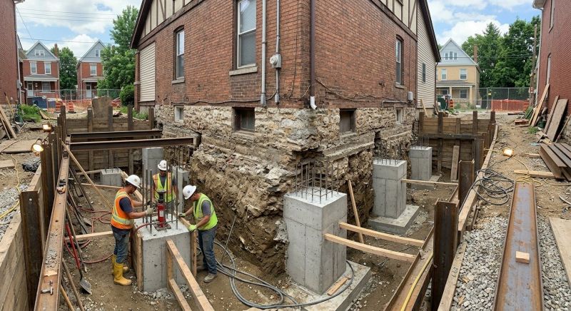 Structural Underpinning in Union County, NC